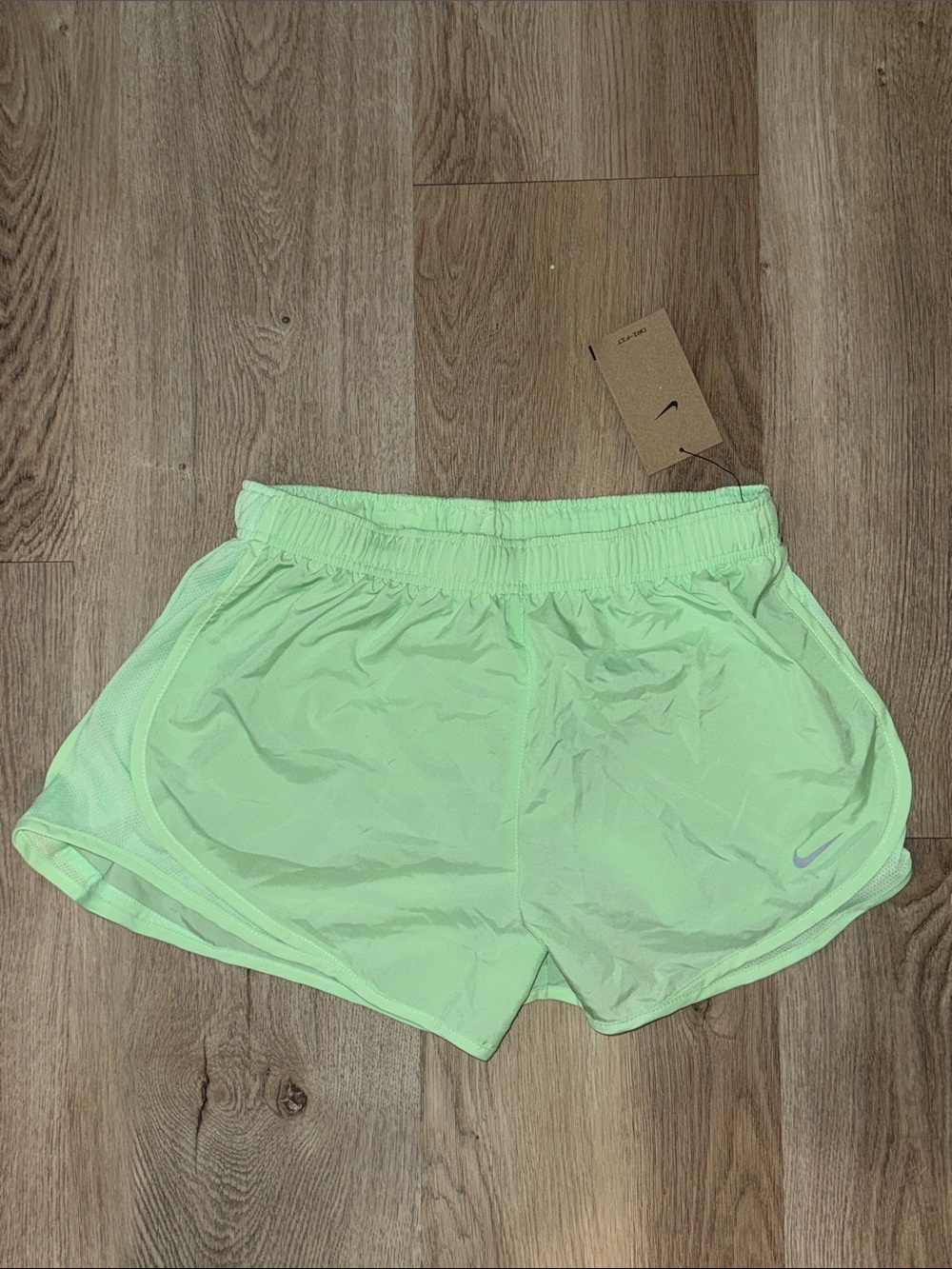 Nike Women's Neon Mint Athletic Shorts